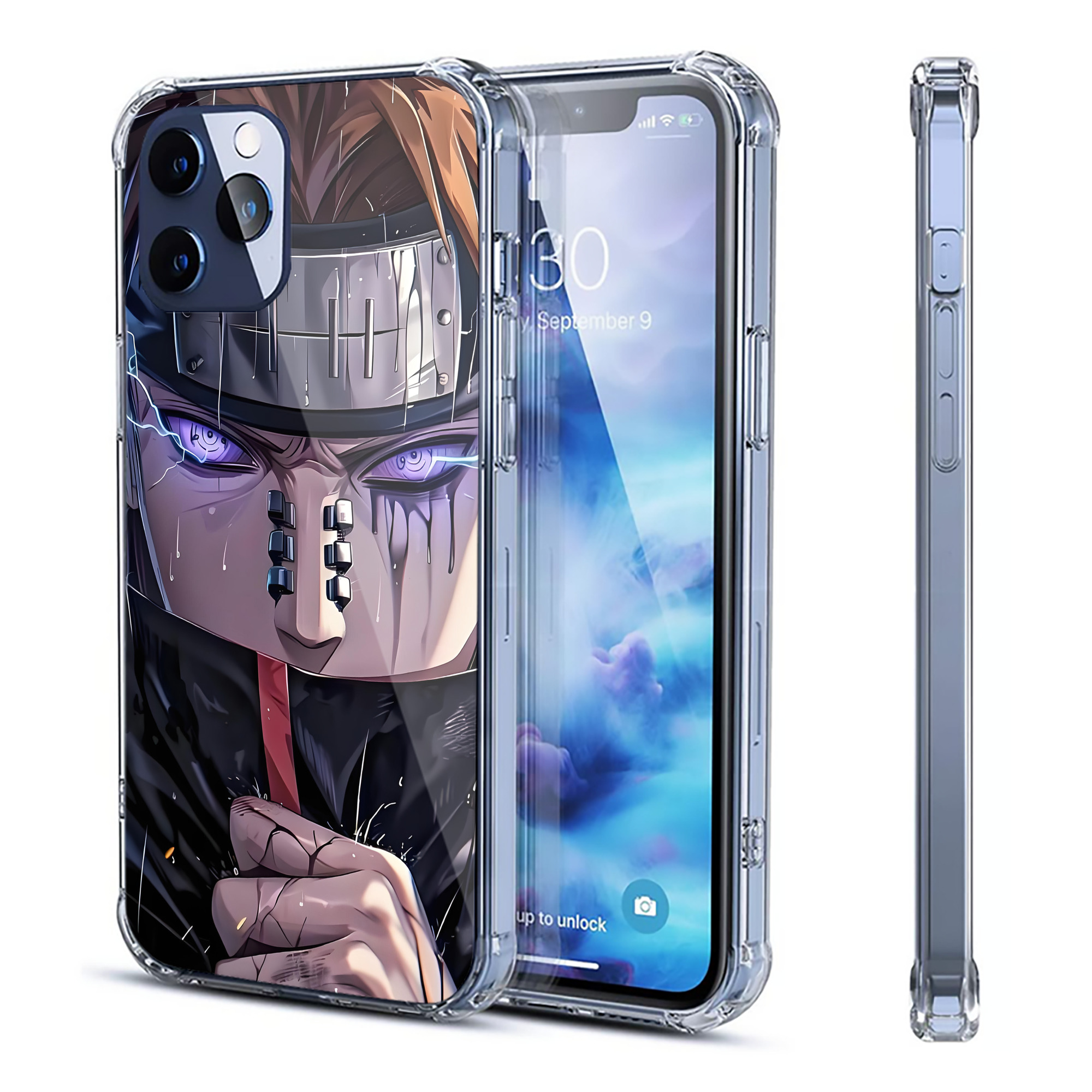 （画像用） NARUTO -ナルト- NARUTO -ナルト- 疾風伝 【iPhone 12シリーズ対応】透明スマホケース（クリアソフトケース）